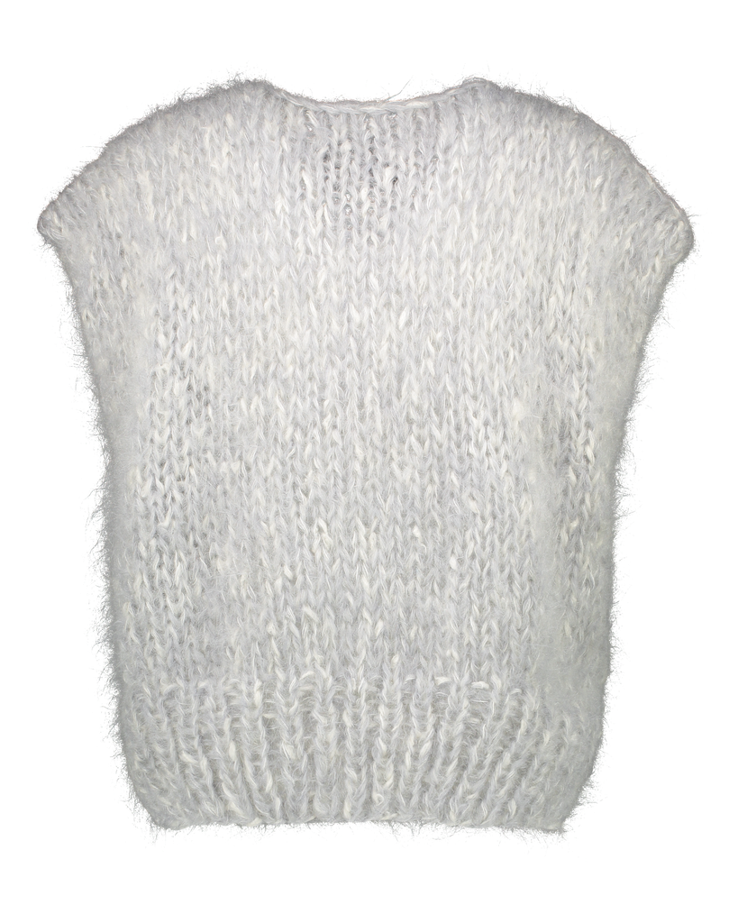 Brigitte Slipover - Cream Grey - White speckles