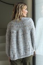 AMELIA CARDIGAN - PAVONE GREY/BLUE